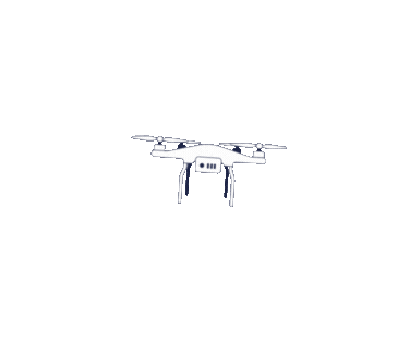 Logo Animado - Drone Voando
